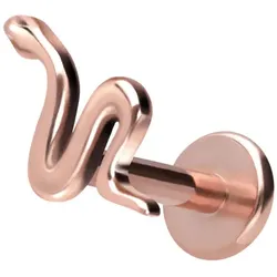 Titan Labret mit Innengewinde SCHLANGE