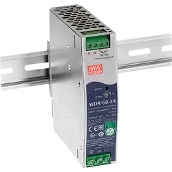 MW WDR-60-5 - Schaltnetzteil, Hutschiene, 50 W, 5 V, 10 A