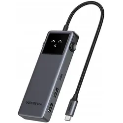Ugreen CM889 7-in-1 USB-C Hub (USB-C, 7 Ports), Dockingstation + USB Hub, Grau