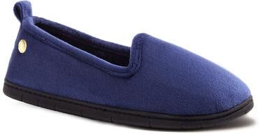 Women's Rachel Velour Closed Back by Dearfoams in Peacoat (Size L M)