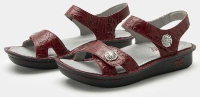 Women's Vienna Sandal by Alegria in Red (Size 44 M)