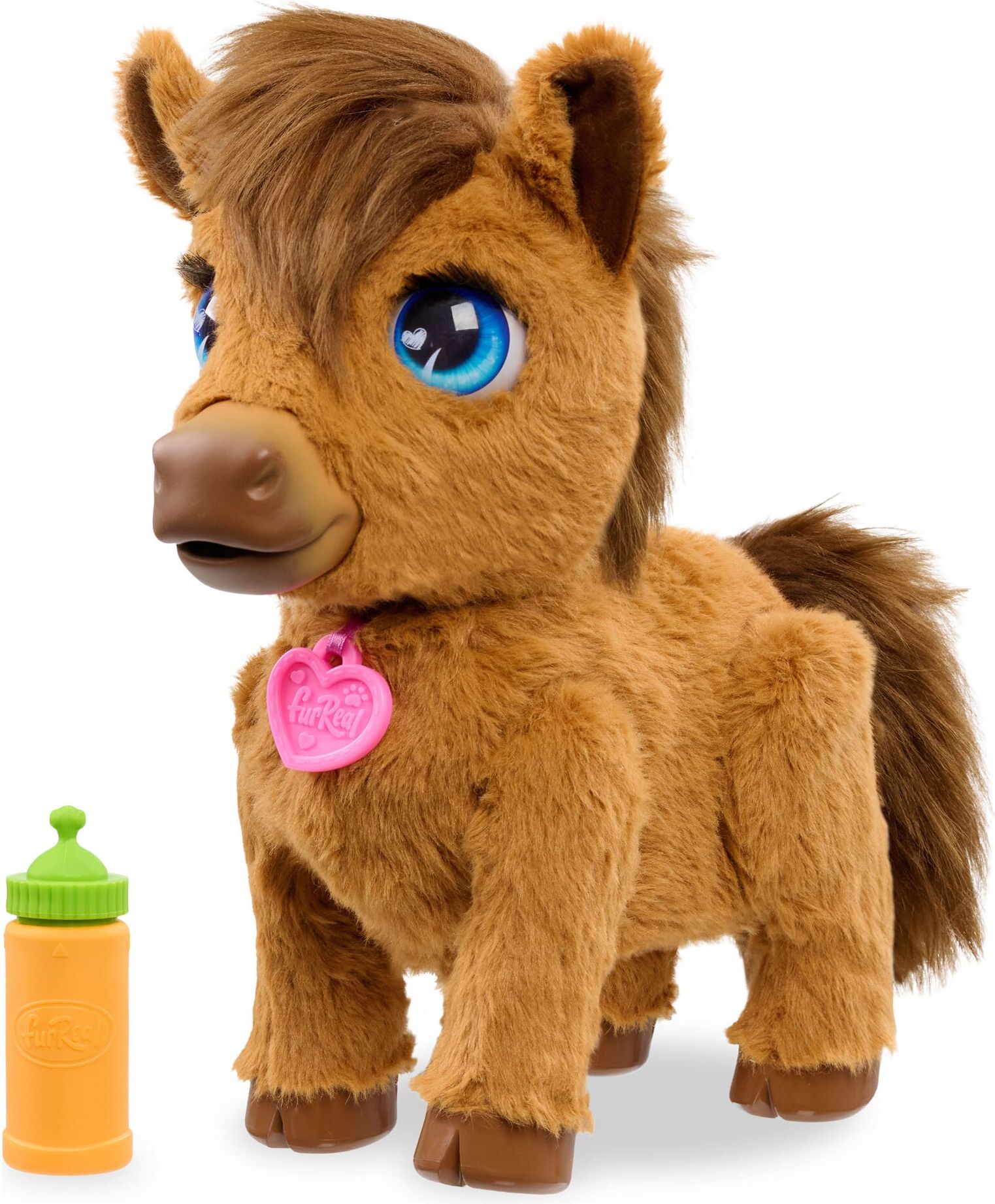 Just Play FurReal Penny the Feed ; Prance Pony Interactive Plush Toy for Kids with 50 Sound-and-Motion Combinations - Blue - Requires 4 x AA Batteries