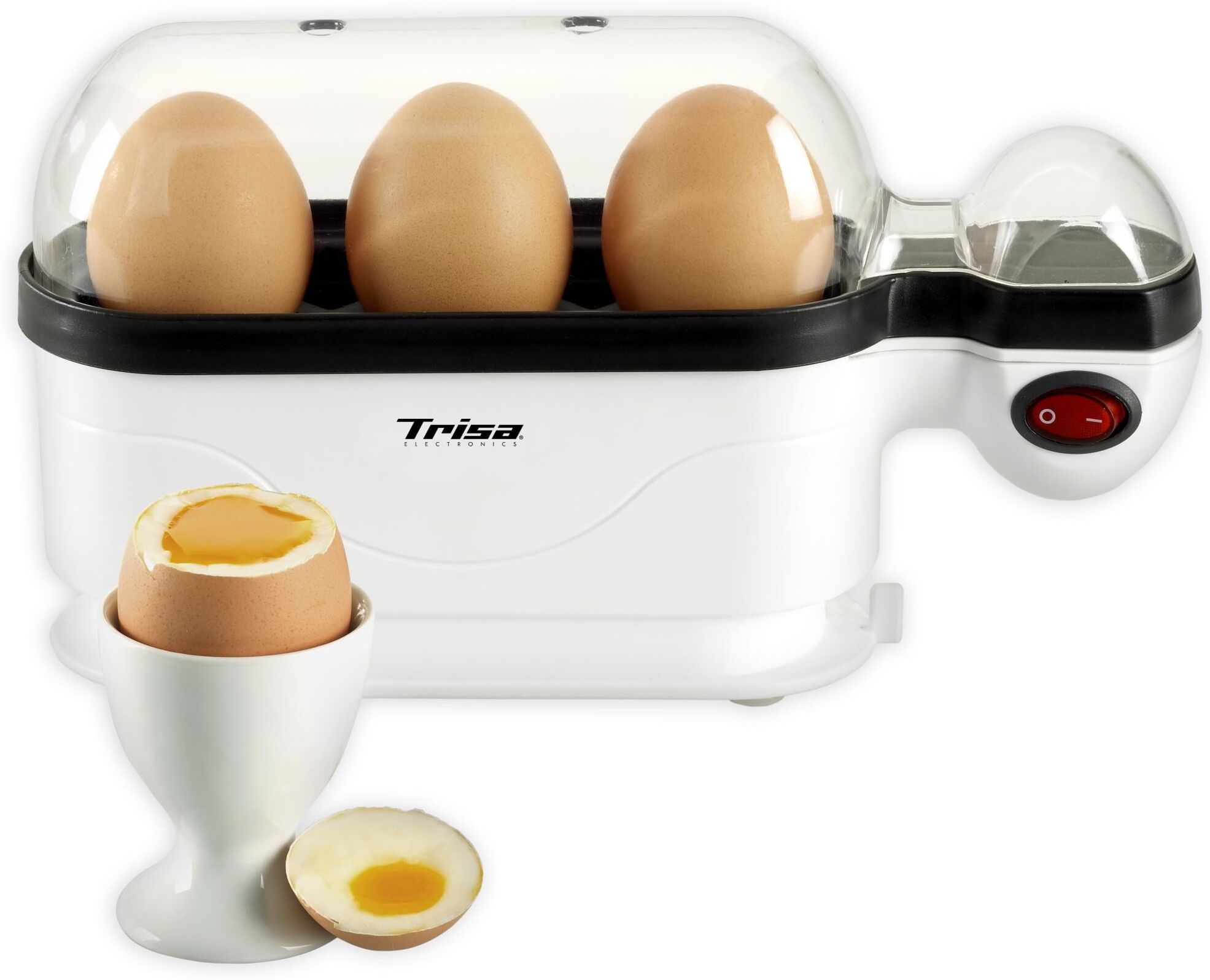 TRISA Eierkocher "Eggolino", bunt, B:6cm H:23cm T:13cm, Eierkocher, Eierkocher bunt Einheitsgröße