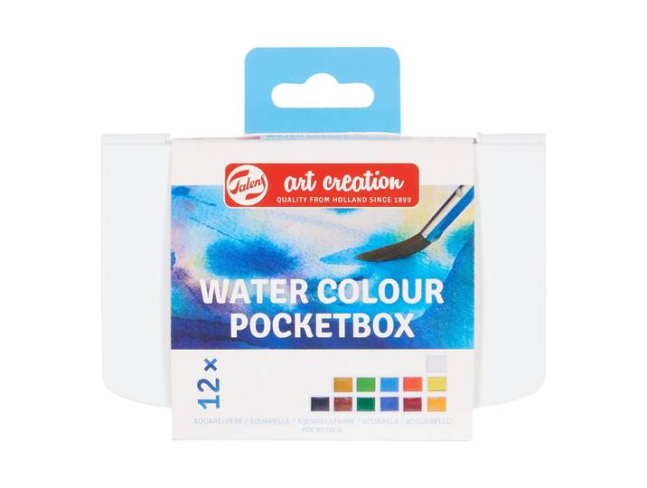 Talens Water Color Pocketbox 12 Farben