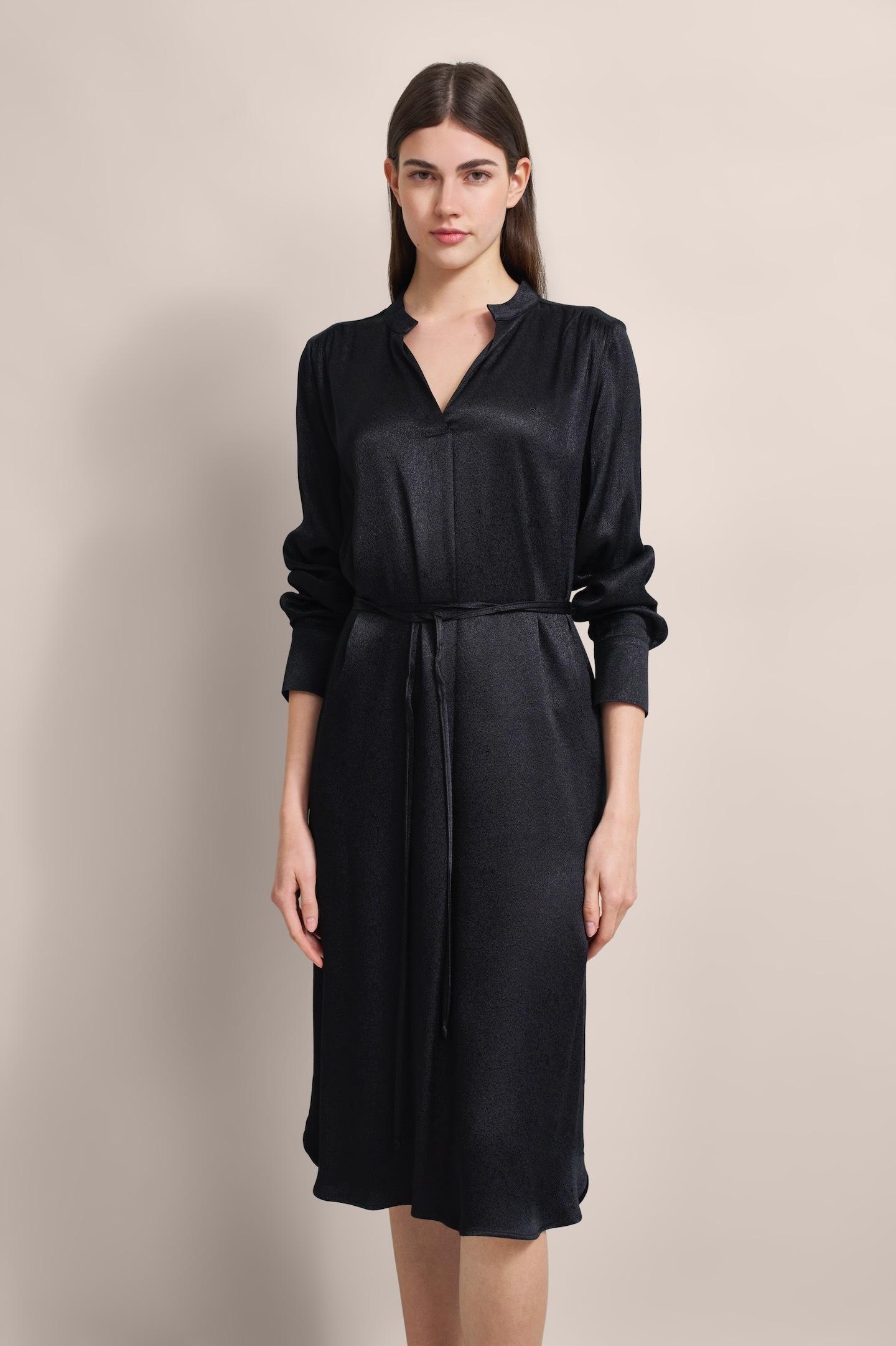 Bugatti Damen Blusenkleid mit Bindegürtel