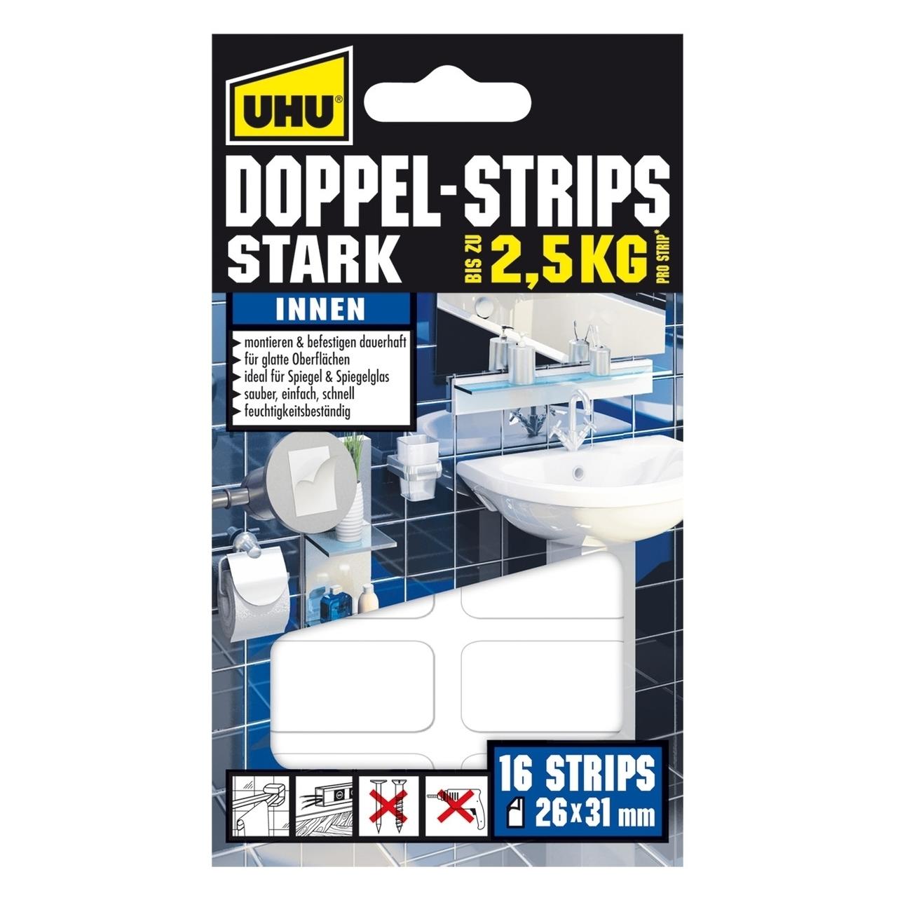 UHU Doppelseitiges Klebeband Weis (45380)