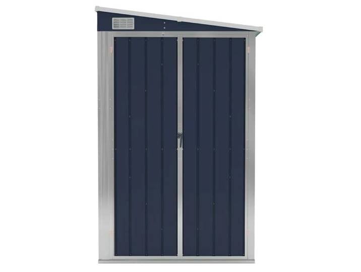 Remise Armoire Malle de jardin Remise de jardin murale Anthracite 118 x 100 x 178 cm Acier JILIMAISON2025 2235125
