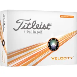 Titleist Golfbälle Velocity - 12er Pack, orange
