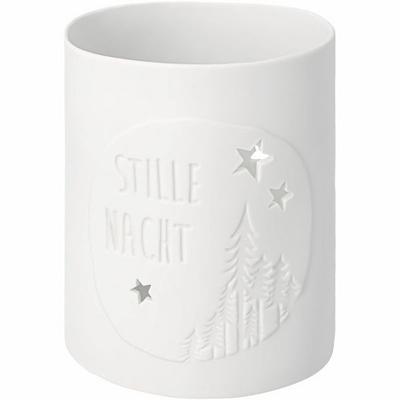 Teelicht Stille Nacht D.9cm H.11cm