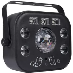 Light4Me MULTIPHASE - Multiefekt LED UV wash strobe (60 W, LED), Scheinwerfer, Schwarz