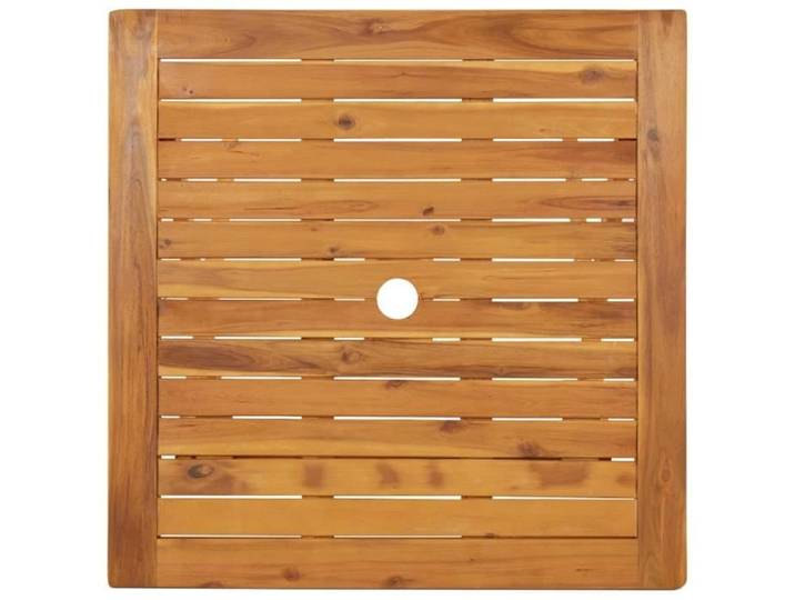 Zerodis Table pliable de jardin 70x70x75 cm Bois d'acacia massif AB46348 RE388