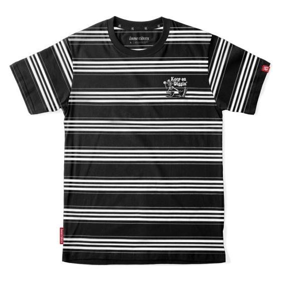 Loose Riders Keep On Diggin Striped S/S Trikot (L) (68446270)