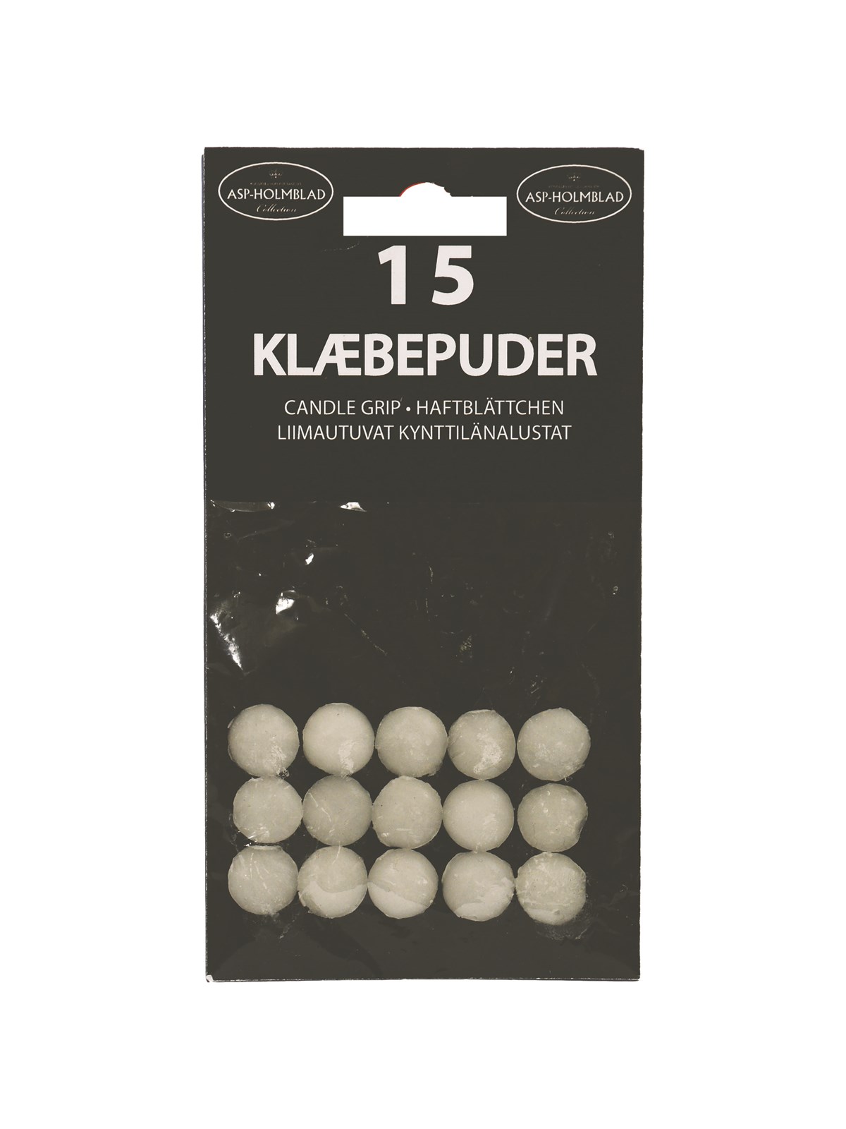 Asp-Holmblad Wachsklebepads für Kerzen