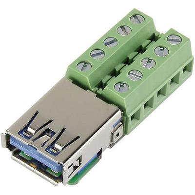 TRU Components USB-AFT-2 Einbaubuchse USB 3.0 Buchse, Einbau horizontal Inhalt: 1St.