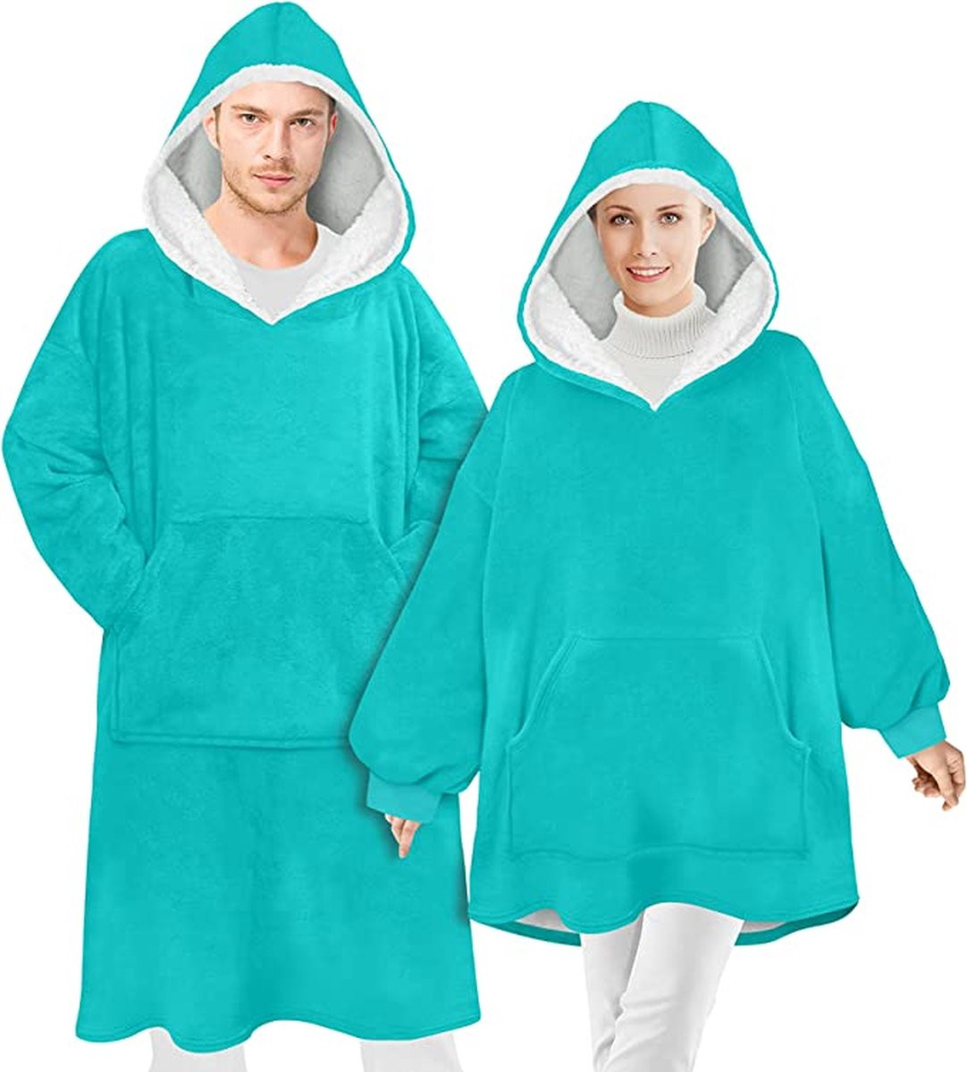 Unisex Oversized Hoodie Blanket - Warme Fleece Deken Hoodie