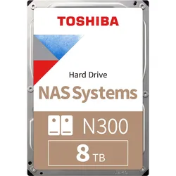 Toshiba N300 MN10ADA800S 8TB 512MB 7.200rpm 3,5 Zoll SATA 6 Gbit/s Bulk