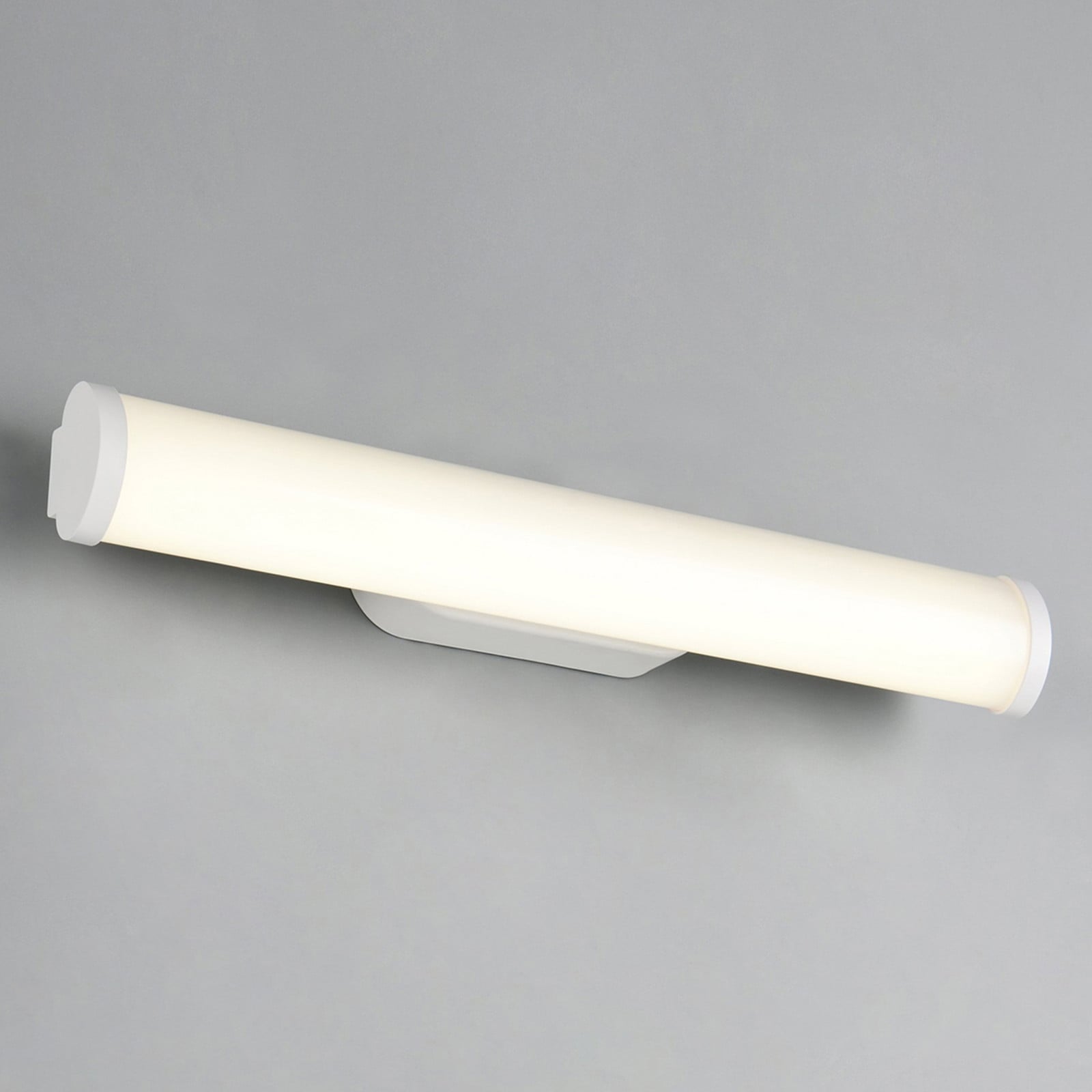 home24 Wandlamp Ernesto LED wit/wit van metaal 40cm