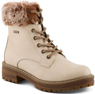 Women's Canario Winter and Snow Bootie by Patrizia by Spring Step in Bone Multi (Size 36 M)