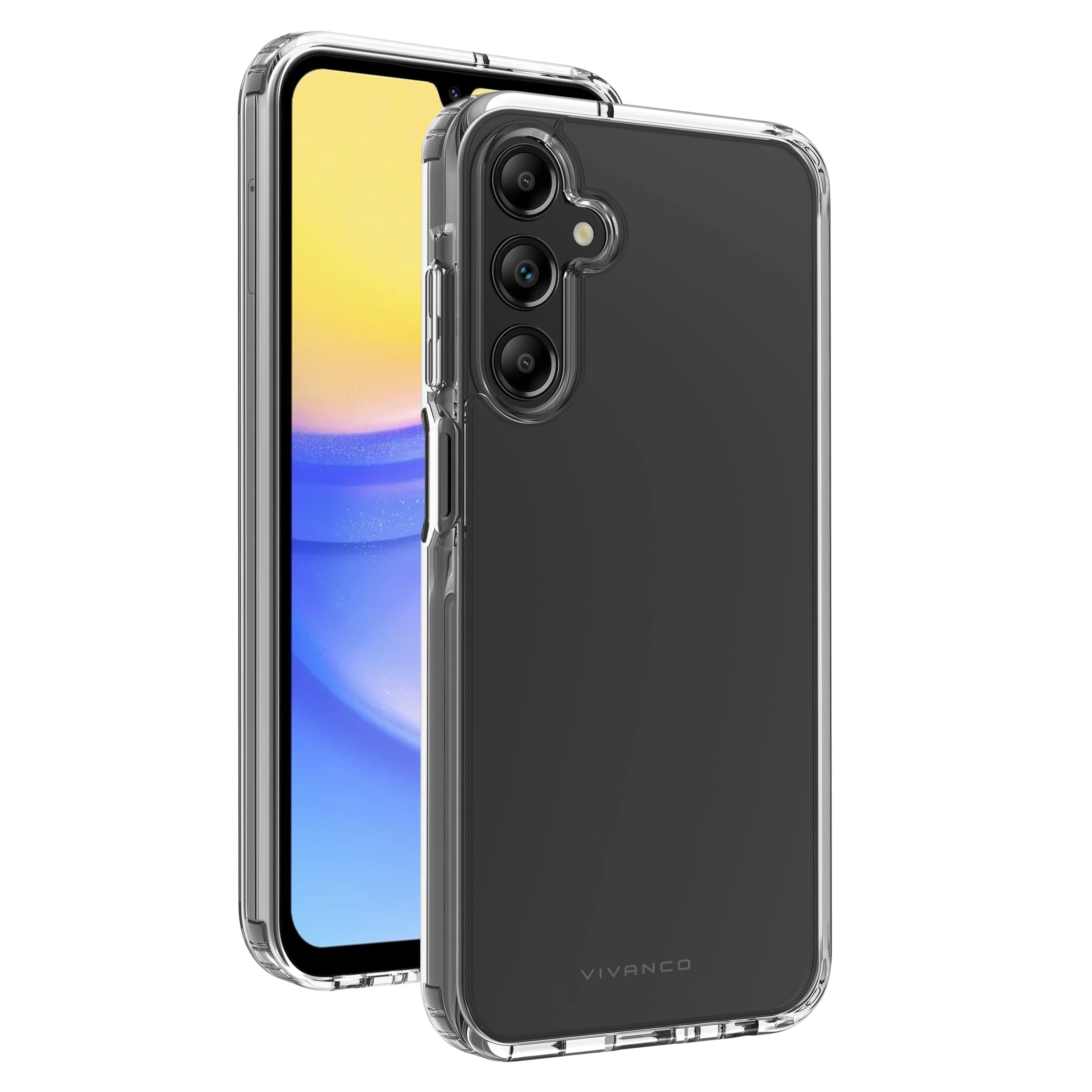 Vivanco Cover für Galaxy A15 5G Safe and Steady (Transparent) 64063