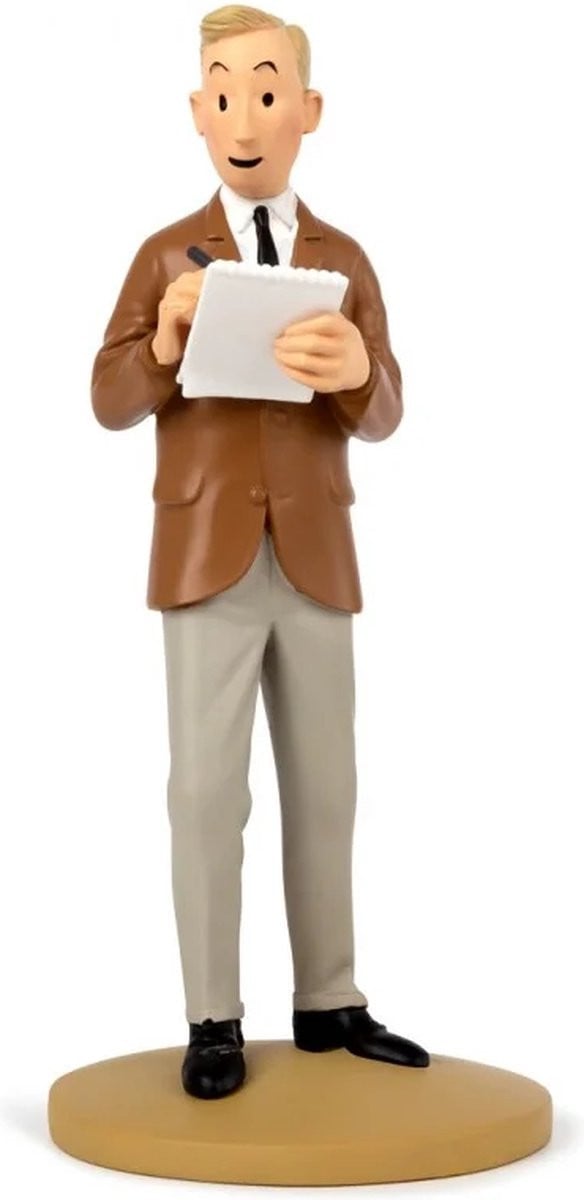 Tintinimaginatio Kuifje Beeldje Hergé als Reporter 12 cm