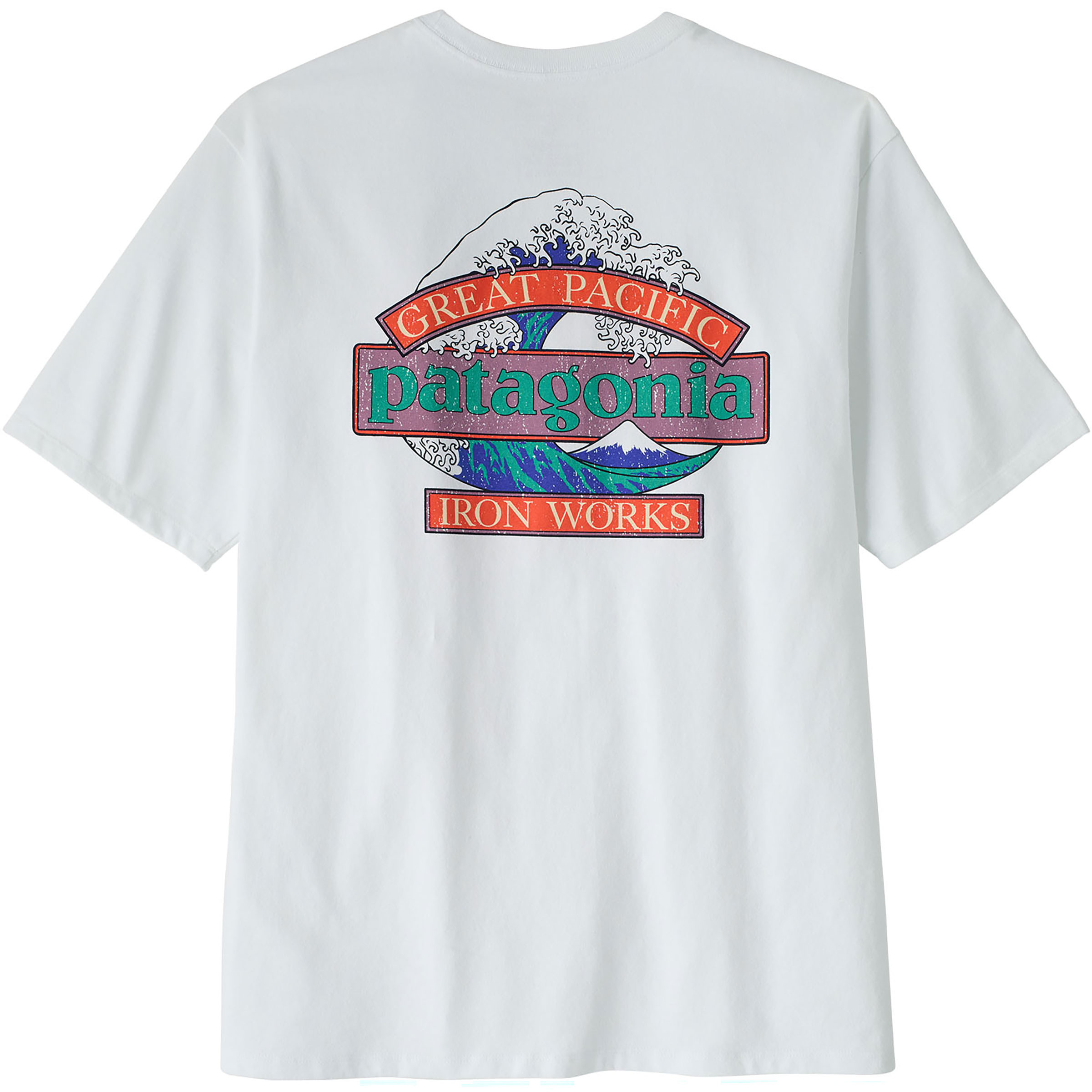 Patagonia Great Waves Responsibili Herren T-Shirts weiss Größe M Trekking Schnell trocknend