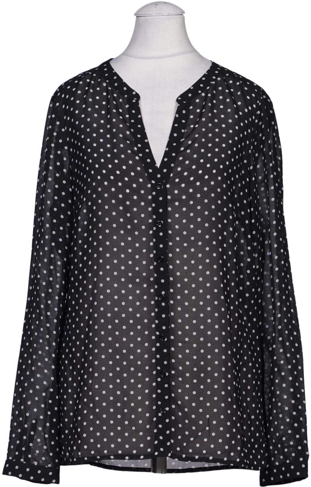 1 2 3 Paris Damen Bluse, Schwarz, Gr. EU 34, Synthetik - Second Hand