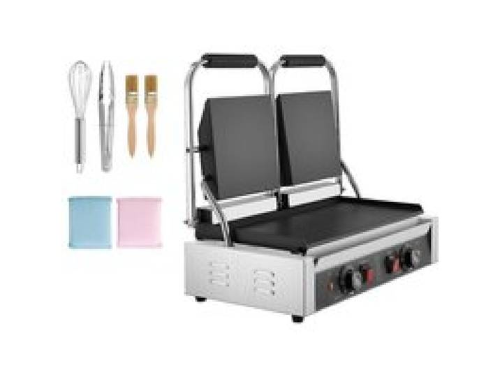 Gril à panini électrique - DUOKU - YS-813-EU - 3600 W - 48 5x23 cm - Réglage 50-300°C