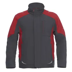 Softshelljacke "8810-229" Galaxy - XS - grau/rot