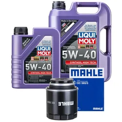 Ölwechselpaket Mahle Ölwechselset Liqui Moly 5W-40 für VW GOLF PLUS V (5M1, 521)