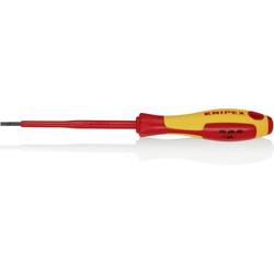 Knipex VDE VDE Schlitz-Schraubendreher Klingenbreite: 3 mm Klingenlänge: 100 mm DIN EN 60900 98 20 30