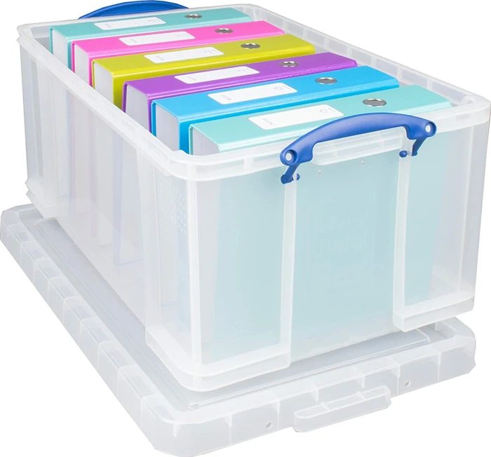 Really Useful Box Aufbewahrungsbox 64 Liter, transparent