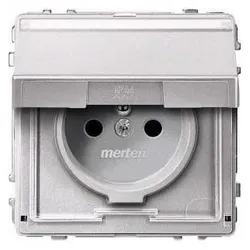 Merten SCHUKO-Steckdose alu MEG2312-7260