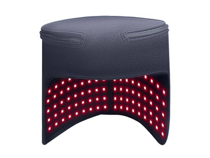 GOURIXIN Rotlicht-Haarwuchskappe 660 nm 850 nm, LED-Rotlichttherapie für Haarwachstum, mit Controller, 180 LEDs, Physiotherapiegerät für zu Hause, Verbesserung der Kopfhaut
