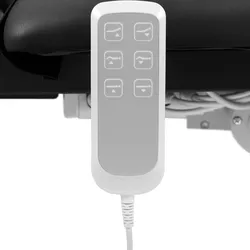 Physa, Massageliege + Massagestuhl, Massageliege elektrisch Massagebank Therapieliege Massagetisch 250 kg Schwarz