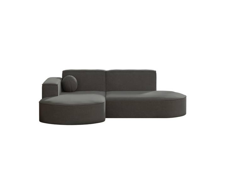 Kaiser Möbel Gartenecksofa L-Form Designer Modena Studio Patio Grau Links, Holz, Füllung: Komfortschaum,Komfortschaum, L-Form,L-Form, 165x78x236 cm, Gartenmöbel, Loungemöbel, Gartensofas & Loungesofas