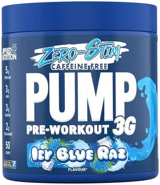 Applied Nutrition Pump 3G Zero Stimulant Pre-Workout 375g Frutas