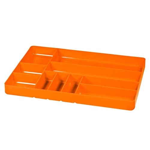Ernst Manufacturing 5019 Opbergbak voor garage en thuis, Oranje, 10 vakken
