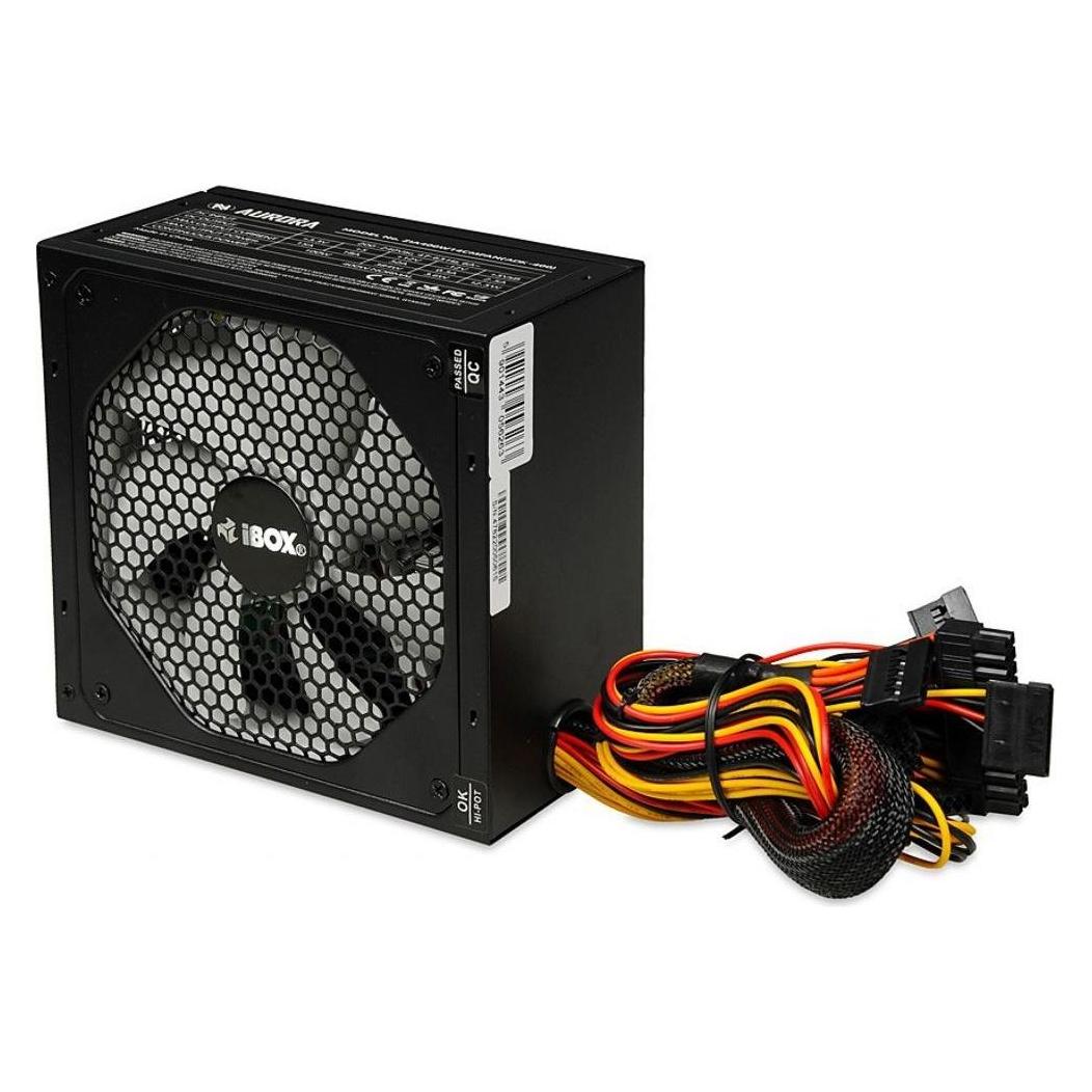 iBox AURORA 500W 14cm fan PSU GAMING (500 W) (ZIA500W14CMBOX)