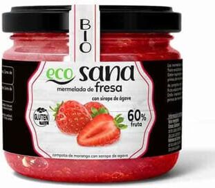 Ecosana MARMELADA EXTRA DE MORANGO COM XAROPE DE AGAVE BIO 260g
