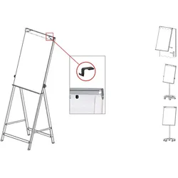 Blockhalter für Flipcharts MAULoffice