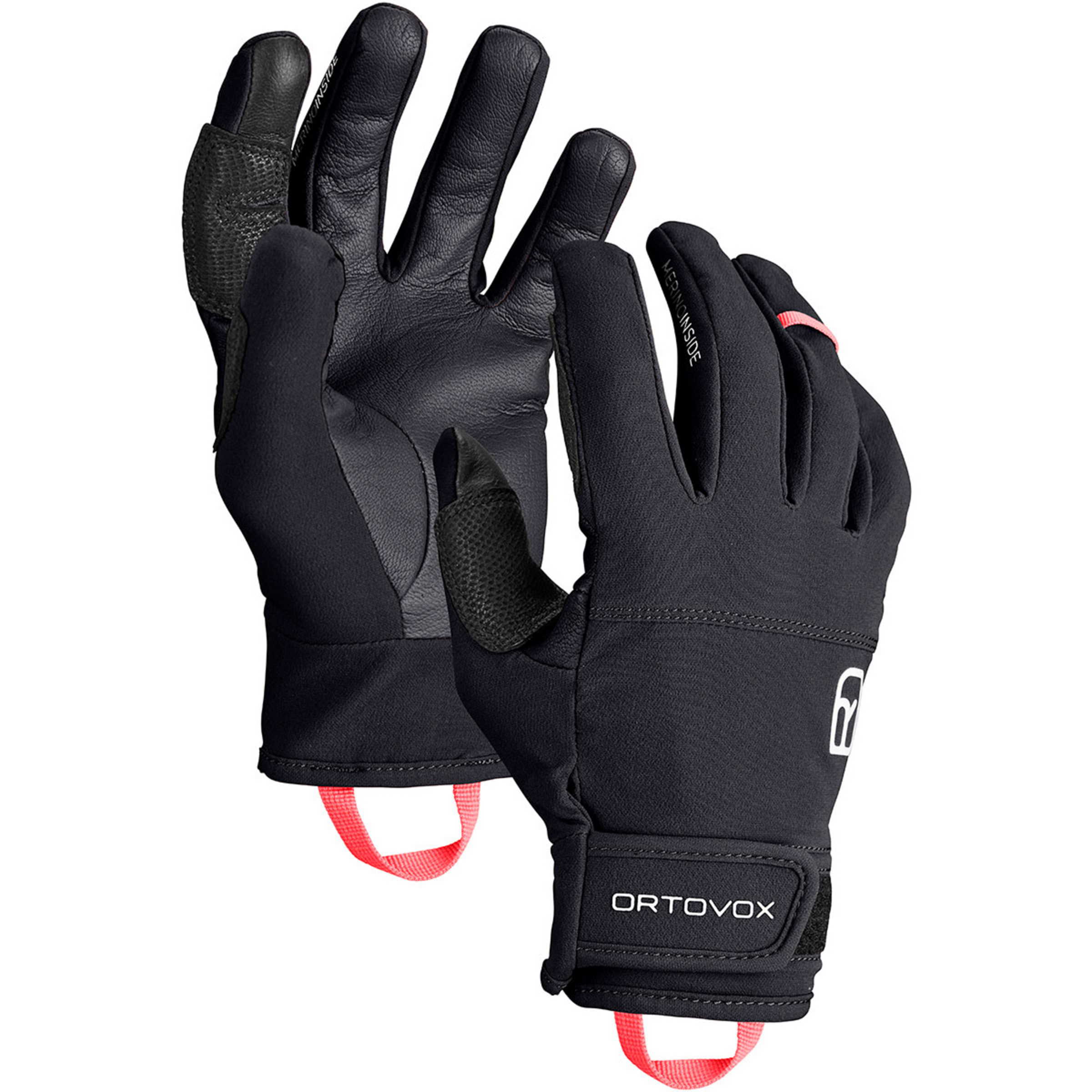 Ortovox Tour Light Damen Skihandschuhe schwarz Größe L Trekking Hautfreundlich Merinowolle
