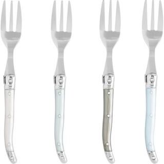 French Home Laguiole Set of 4 Mother of Pearl Cake Forks