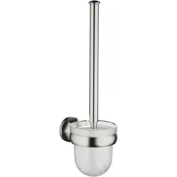Dornbracht Madison WC-Bürstengarnitur 83900361-06 Wandmodell, Glaseinsatz Kristallglas, matt, platin matt