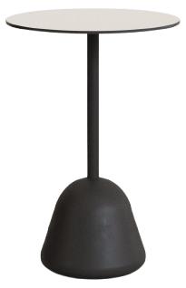 Tisch Tiaret 68 x 68 x 73 cm Zement Phenolplatte Schwarz Weiß