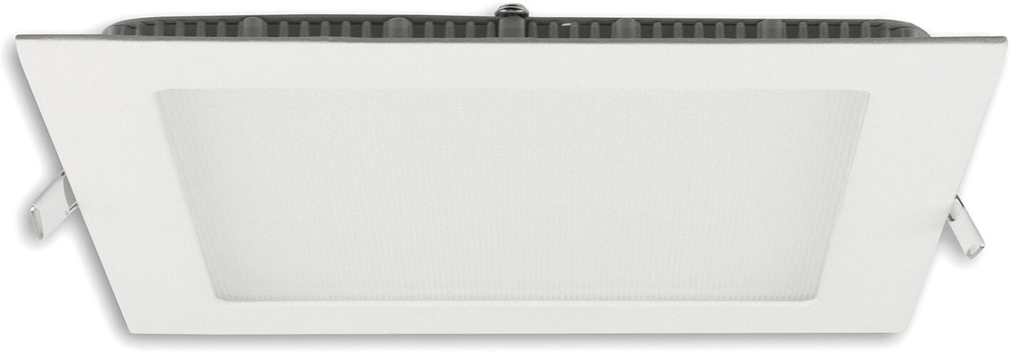 Isoled Led Downlight, 15w, Eckig, Ultraflach, Blendungsreduziert, Weiß, Neutralweiß, Dimmbar Cri90