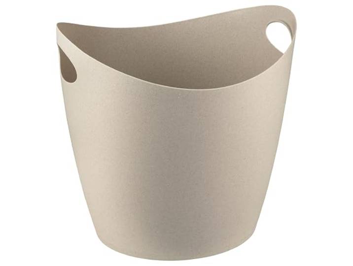 Koziol BOTTICHELLI L & XL Zuber 15 & 28 Liter Wanne Wäschekorb Aufbewahrung hochwertiger Kunststoff, robust, ineinander stapelbar Haushalt Bad Küche Kinderzimmer (recycled desert sand, XL 28l)