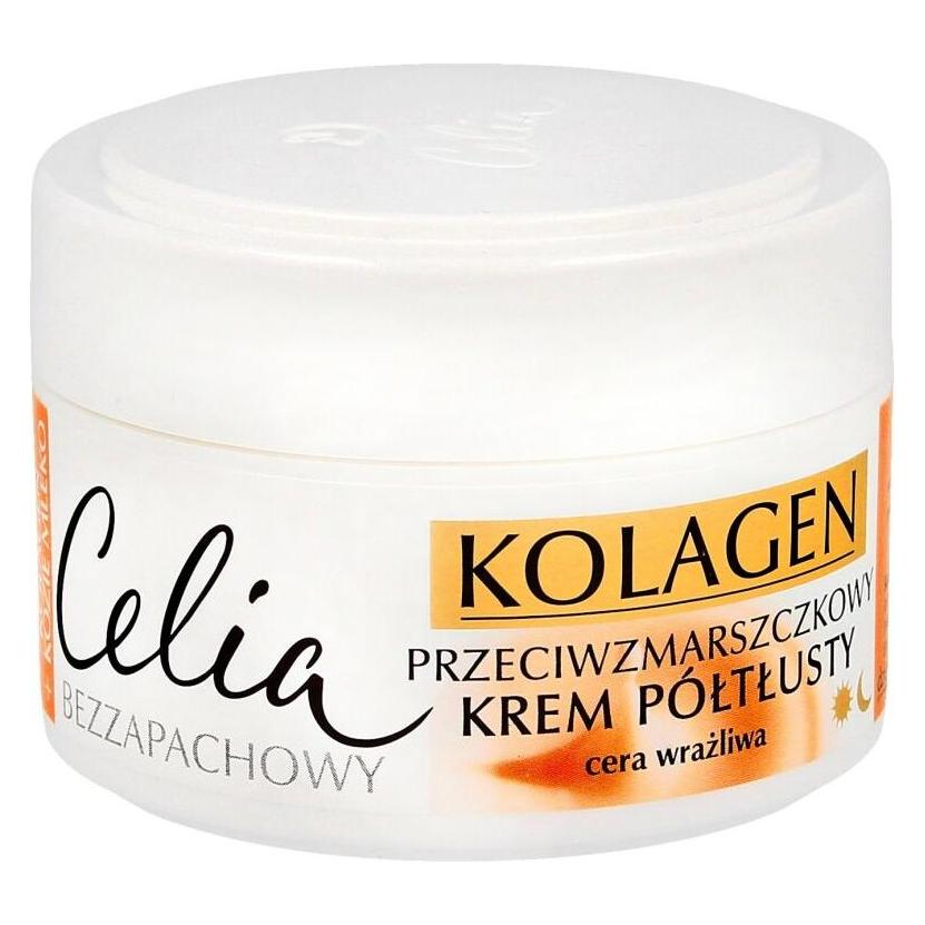Celia Collagen Anti-Wrinkle Cream Semi-Skimmed Face Goat Milk 50Ml (50 ml, 24h Creme) (35733013)