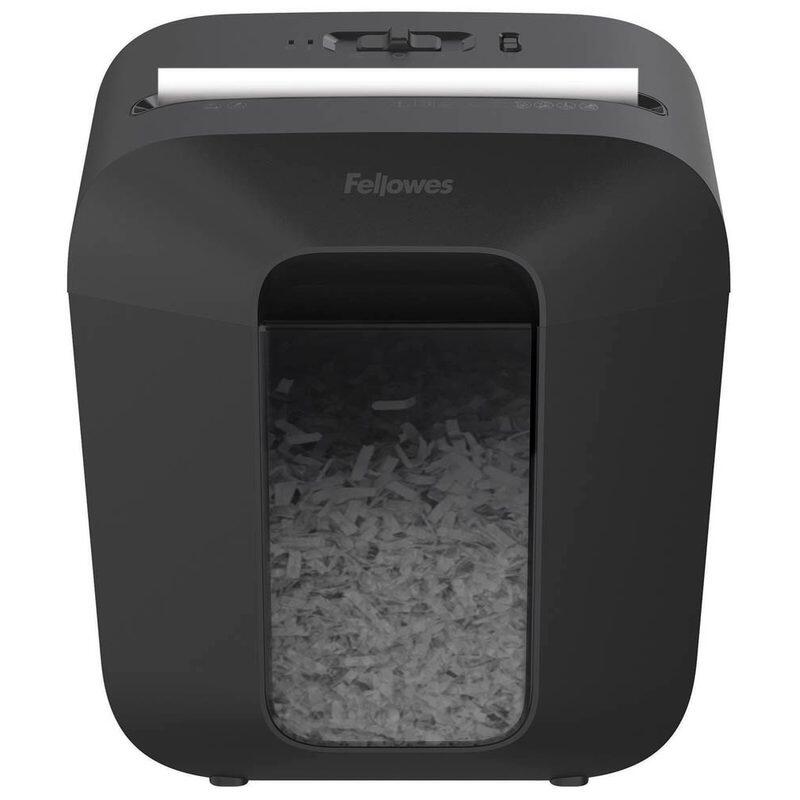 Fellowes Powershred LX25 Aktenvernichter mit Partikelschnitt bis 6 Blatt schwarz 4170501
