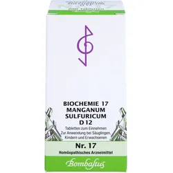 Biochemie 17 Manganum Sulfuricum D12 200 ST
