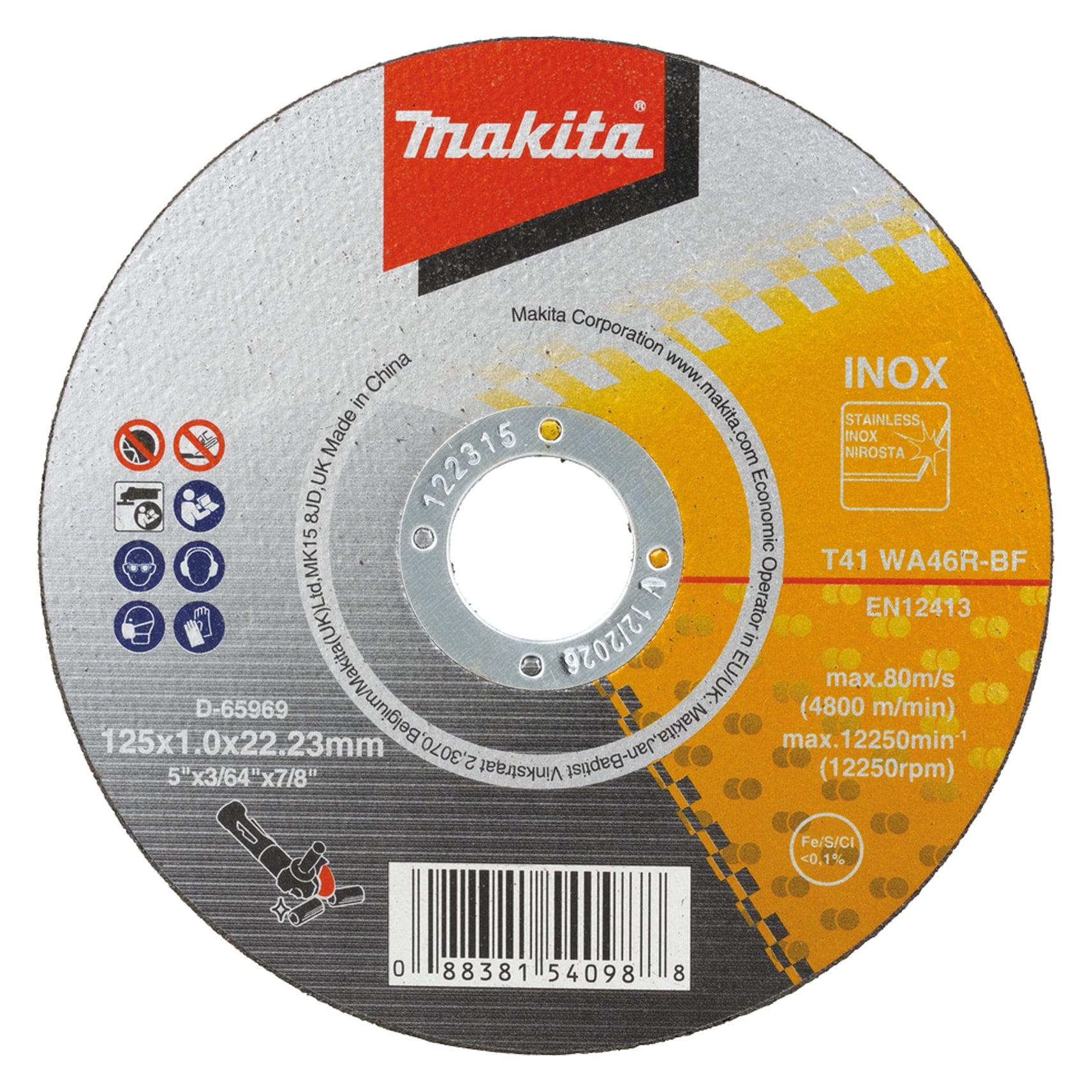 Makita Trennscheibe Inox 125x1,0mm (D-65969-50)